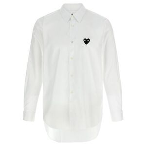 Comme Des Garçons Play White Cotton Men's Blouse